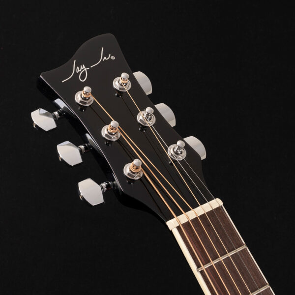 headstock of JJ43 acoustic guitar