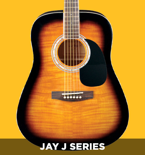 body of Jay J series acoustic guitar